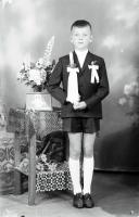 Pamiątka I Komunii- chłopiec. Ok. 1960 rok *First Communion Memento-boy. Ca. 1960