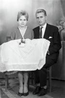 Pamiątka chrztu dziecka.1955 rok *Baptism memento from a child.1955