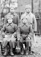   Czterech żołnierzy Armii Czerwonej. 1944 rok, four Red Army soldiers, 1944