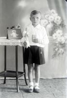  Pamiątka I Komunii - chłopiec ; The boy's Holy Communion<br />Dofinansowano ze srodków Ministerstwa Kultury i Dziedzictwa Narodowego i Starostwa Powiatowego w Bialymstoku.<br />