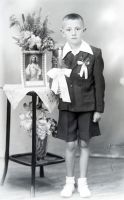  Chłopiec - I Komunia ; The boy's First Holy Communion<br />Dofinansowano ze srodków Ministerstwa Kultury i Dziedzictwa Narodowego i Starostwa Powiatowego w Bialymstoku.<br />