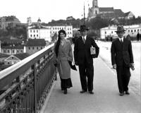 Na spacerze w Grodnie. Ok. 1934 rok *On a walk in  Grodno. Ca. 1934
