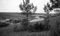 Panorama zapory na Dubinka. Ok. 1935 rok *Panorama dam on Dubinka. Ca. 1935