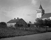 Kościół parafialny w Łapach. 1935 rok.   *Parish Chuch from Łapy. 1935 .