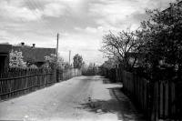 Ulica Bociańska w Łapach. Ok. 1943 rok *Bocianska Street in Łapy. Ca. 1943