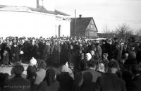 Misje święte w Łapach- krzyż. 1947 rok *Missions in Łapy-crucifix. 1947