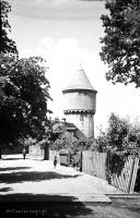 Wieża ciśnień w Łapach. Ok. 1943 rok *Water tower in Łapy. Ca. 1943