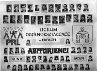  Klasa IV „B”. 1974 rok. Fot. NN. Zbiory własne