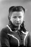  Dziewczyna z Łap. Ok. 1945 rok, girl from Łapy ca 1945