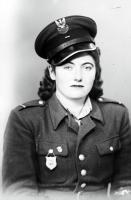 Żołnierz LWP- kobieta. Ok. 1955 rok *LWP-woman soldier. Ca. 1955