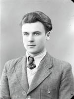   Kawaler z Bocian. Ok. 1950 rok, young man from Bociany ca 1950