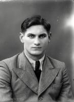   Kawaler z Łap. Ok. 1945 rok, young man from Łapy ca 1945