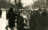  Wilno- Jarmark 4-go marca 1933 św. Kazimierza ; *Vilnius – St Kazimierz Market on 4th March in 1933<br />Dofinansowano ze srodków Ministerstwa Kultury i Dziedzictwa Narodowego i Starostwa Powiatowego w Bialymstoku.<br />