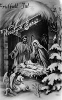   Wesołych świąt- kopia pocztówki. Ok. 1943 rok, Merry Christmas copy of a postcard
