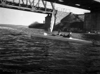 Spływ kajakiem. Ok. 1935 rok.  *Canoeing. Ca. 1935 .