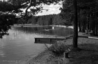 Jezioro na Mazurach. Ok. 1955 rok * Lake to Mazury. Ca. 1955