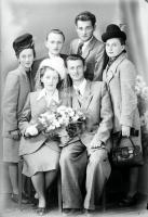   Pamiątka ślub u cywilnego. Ok. 1955 rok, civil marriage memento ca 1955