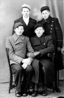 Czterech kolegów. Ok. 1945 rok *Four colleagues. Ca. 1945