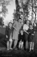 Grupa ludzi. Ok. 1950 rok *A group from people. Ca. 1950