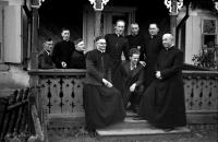 Księża z Łap i okolicy. Ok. 1943 rok *priests from Łapy and area. Ca. 1943