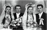   Dwa razy państwo młodzi Ok. 1943 rok,  Married couples ca 1943