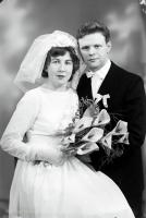    Pamiątka ślubu. Ok. 1943 rok, wedding memento ca 1943