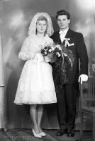  Pamiątka ślubu. Ok. 1960 rok, wedding memento ca 1960