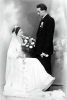   Pamiątka ślubu. Ok. 1950 rok, wedding memento ca 1950