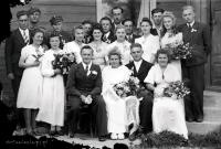   Pamiątka ślubu. Ok. 1944 rok, wedding memento ca 1944