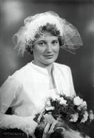   Panna młoda. Ok. 1955 rok, bride ca 1955