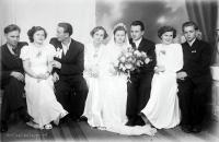   Pamiątka ślubu. Ok. 1944 rok, wedding memento ca 1944