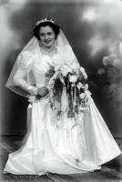   Panna młoda. Ok. 1955 rok, bride ca 1955