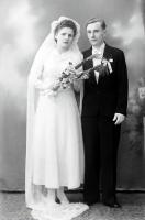 Ślub kronikarza ZNTK. 1943 rok *Married couple  ZNTK chronicler. 1943