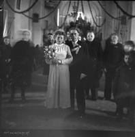 Ślub młynarza z Łap. Ok. 1943 rok.  *Miller wedding from Łapy. Ca. 1943