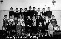 Klasa I a ze szkoły podstawowej w Sokołach *Class I a from primary school in Sokoły<br />Dofinansowano ze środków Ministra Kultury i Dziedzictwa Narodowego, Gminy Sokoły, Starostwa Powiatowego w Białymstoku i Urzędu Marszałkowskiego Województwa Podlaskiego w Białymstoku 2015 r.<br />