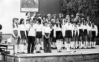 Występ chóru szkolnego 1 *School choir performance 1<br />Dofinansowano ze środków Ministra Kultury i Dziedzictwa Narodowego, Gminy Sokoły, Starostwa Powiatowego w Białymstoku i Urzędu Marszałkowskiego Województwa Podlaskiego w Białymstoku 2015 r.<br />