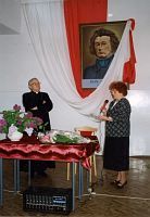 Biskup w szkole *Bishop in the school<br />Dofinansowano ze środków Ministra Kultury i Dziedzictwa Narodowego, Gminy Sokoły, Starostwa Powiatowego w Białymstoku i Urzędu Marszałkowskiego Województwa Podlaskiego w Białymstoku 2015 r.<br />