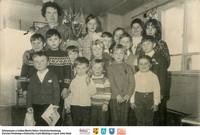 Choinka w szkole  **Christmas tree in the school - s437<br />Dofinansowano ze środków Ministra Kultury i Dziedzictwa Narodowego, Starostwa Powiatowego w Białymstoku, Urzędu Miejskiego w Łapach, Gminy Sokoły<br />