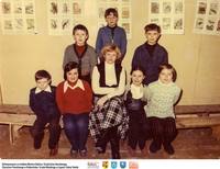 Uczniowie szkoły w Kowalewszczyźnie  **Pupils of the school in Kowalewszczyzna - s447<br />Dofinansowano ze środków Ministra Kultury i Dziedzictwa Narodowego, Starostwa Powiatowego w Białymstoku, Urzędu Miejskiego w Łapach, Gminy Sokoły<br />